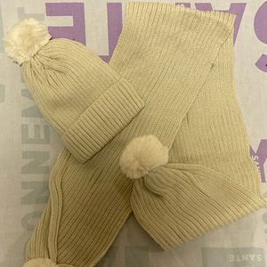 Toddler Kids Infant Winter Crochet Cap+Scarf Set